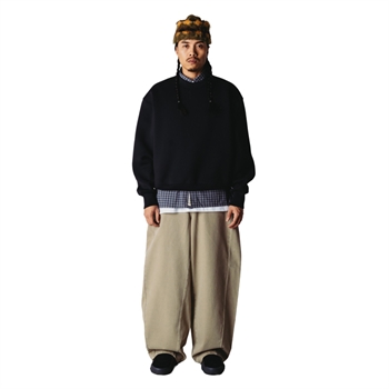 Woodbird Fuko Scuba Crew Sweatshirt Sort
