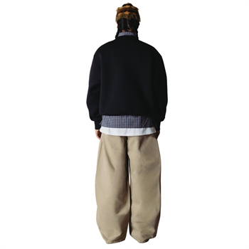 Woodbird Fuko Scuba Crew Sweatshirt Sort