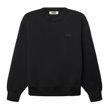 Woodbird Fuko Scuba Crew Sweatshirt Sort