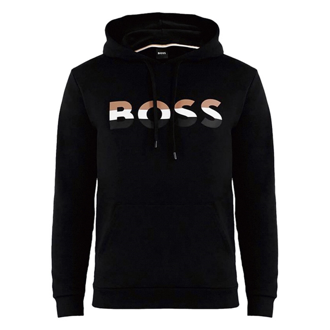 BOSS Iconic Hoodie Sort