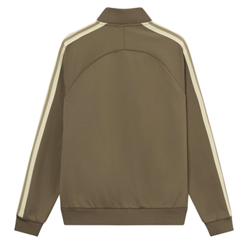 Smart sweatshirt i brun med lynlås fra Les Deux.