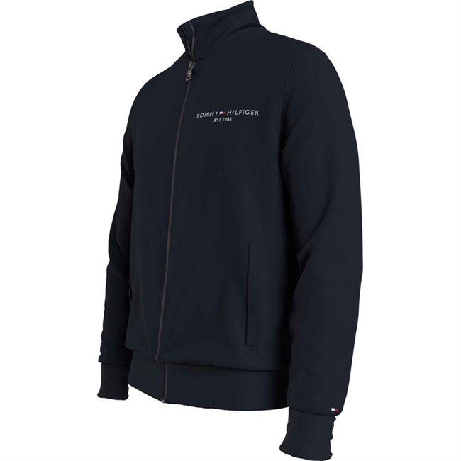 Klassisk gennem lynet blå sweatshirt fra Tommy Hilfiger.