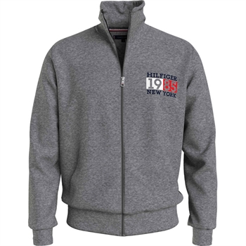 Lækker gennem lynet grå sweatshirt fra Tommy Hilfiger.