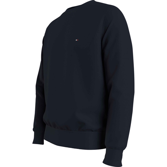 Stilfuld basis sweatshirt i mørkeblå fra Tommy Hilfiger.