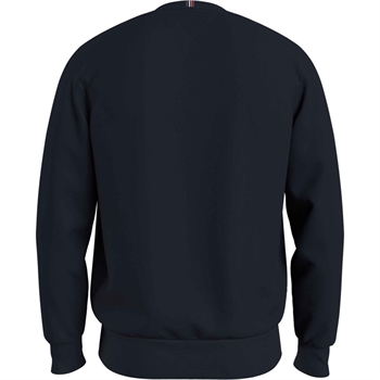 Stilfuld basis sweatshirt i mørkeblå fra Tommy Hilfiger.