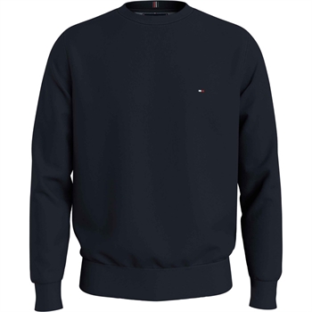 Stilfuld basis sweatshirt i mørkeblå fra Tommy Hilfiger.