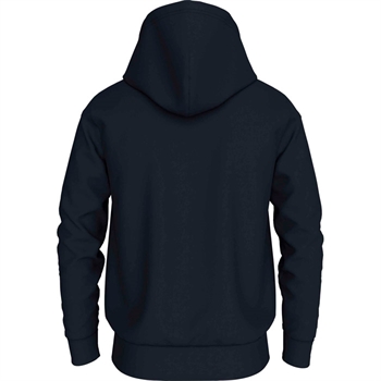 Moderne og behagelig blå hoodiemed lynlås fra Tommy Hilfiger