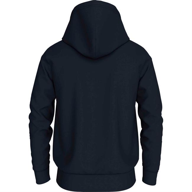 Moderne og behagelig blå hoodiemed lynlås fra Tommy Hilfiger