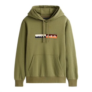 Smart grøn hoodie med unikke detaljer fra Tommy Hilfiger