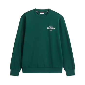 Tommy Hilfiger 1985 Ref Terry Crew Sweatshirt Grøn