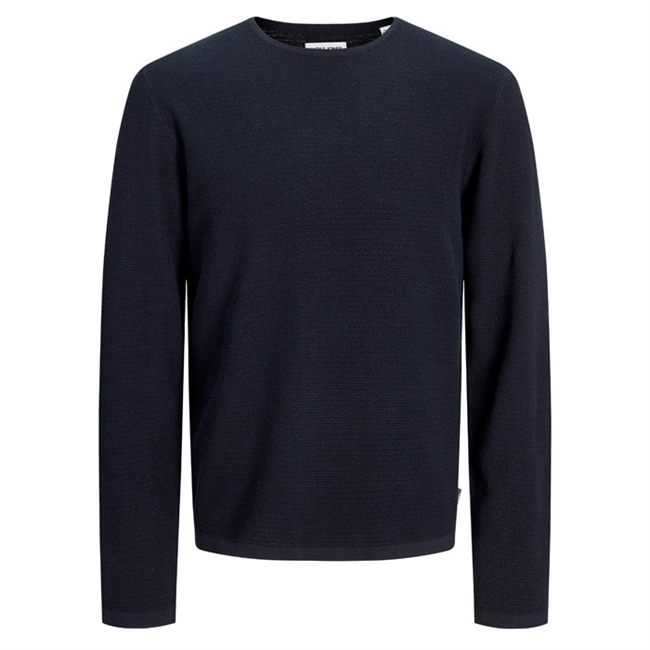 Flot strik i mørkeblå fra Jack & Jones