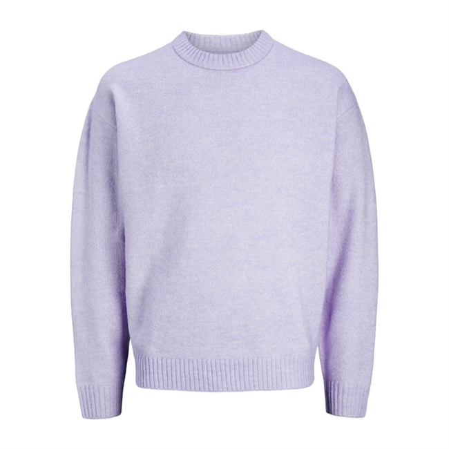 Pæn og enkel strik i lilla fra Jack & Jones
