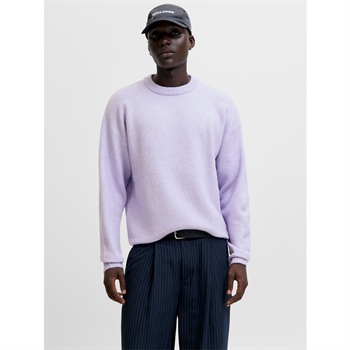 Pæn og enkel strik i lilla fra Jack & Jones