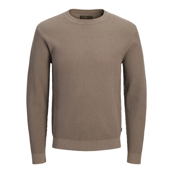 Jack & Jones Bluestanley Knit Crew Neck Brun