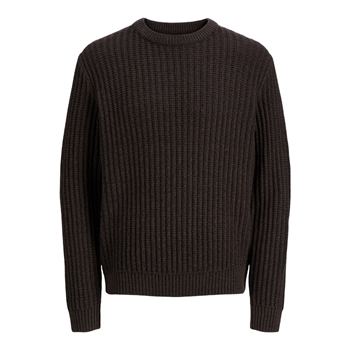 Jack & Jones Axon Knit Crew Neck Mørkebrun
