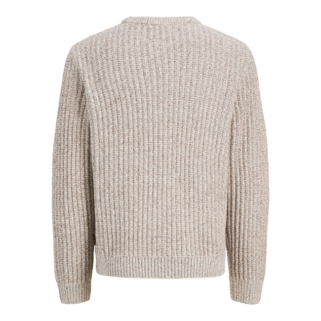 Jack & Jones Axon Knit Crew Neck Beige