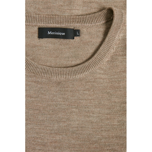 Matinique Margrate Merino Strik Beige