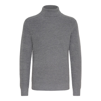 Pæn rullekrave strik i grå fra Matinique