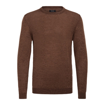 Pæn og enkel strik i brun fra Matinique