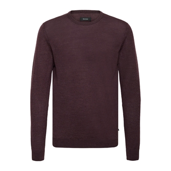 Pæn og enkel strik i bordeaux fra Matinique