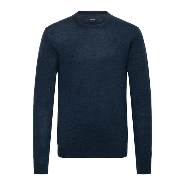 Pæn og enkel strik i mellemblå farve fra Matinique