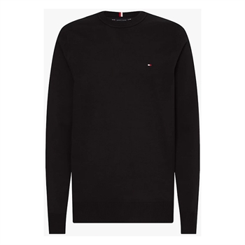 Klassisk sort strik fra Tommy Hilfiger med logo