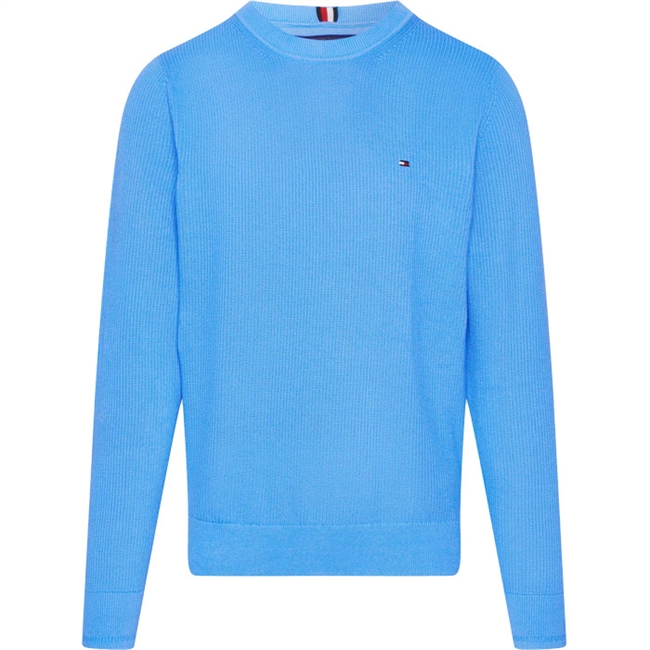 Flot Lyseblå Strik fra Tommy Hilfiger.