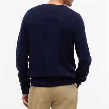 Lækker Uld Strik i Blå fra Tommy Hilfiger