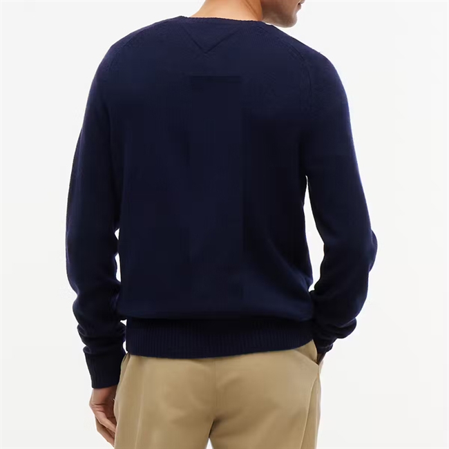 Lækker Uld Strik i Blå fra Tommy Hilfiger