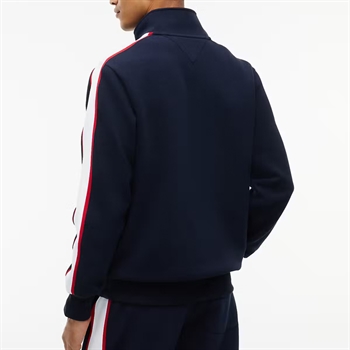 Tommy Hilfiger Pique Badge Cardigan Navy blå