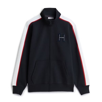 Tommy Hilfiger Pique Badge Cardigan Navy blå