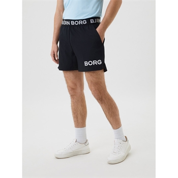 Sorte Sports Shorts med Logo fra Björn Borg.