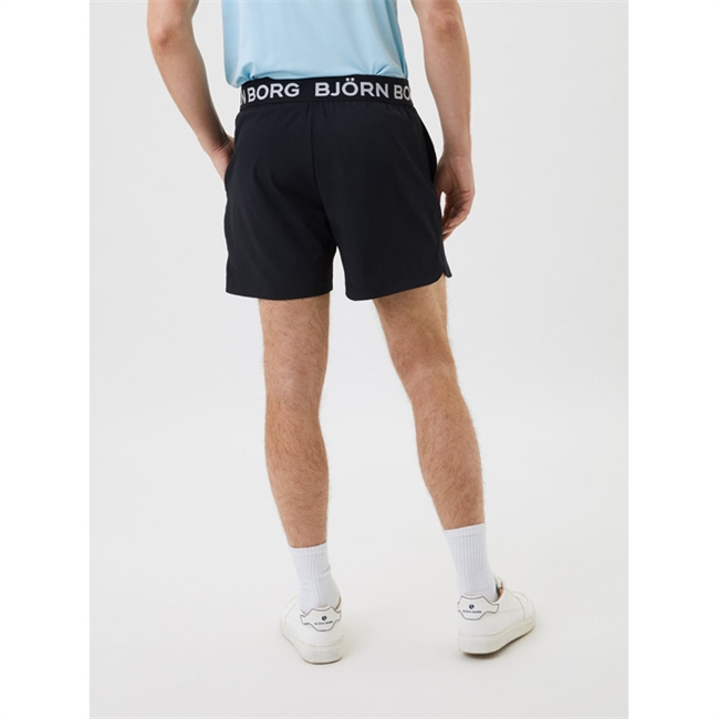 Sorte Sports Shorts med Logo fra Björn Borg.