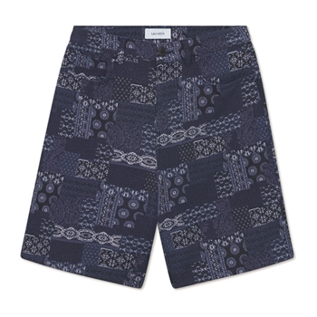 Lækre blå shorts med mønster fra Les Deux