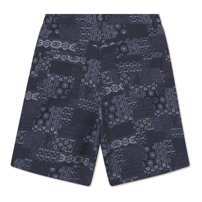 Lækre blå shorts med mønster fra Les Deux
