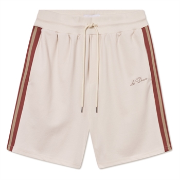 Lækre track shorts i sand farve fra Les Deux