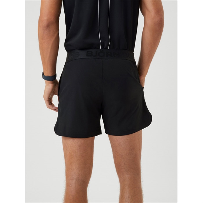 Sorte Sports Shorts med Stretch fra Björn Borg.