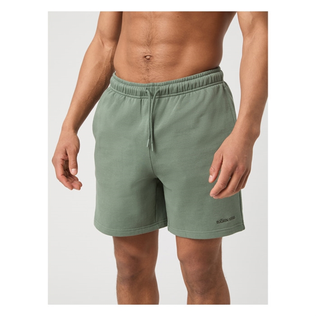 Smarte sweat shorts fra Björn Borg med logo i grøn