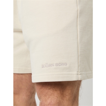 Smarte sweat shorts fra Björn Borg med logo i sandfarve
