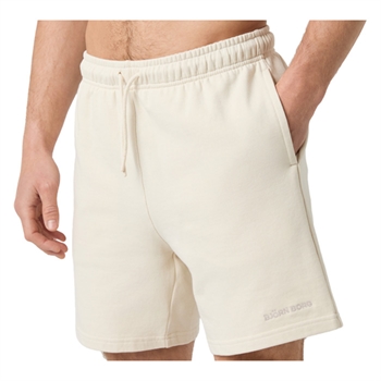 Smarte sweat shorts fra Björn Borg med logo i sandfarve