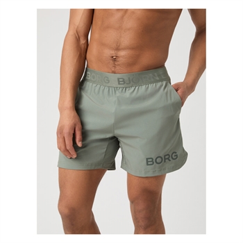 Short sports shorts fra Björn Borg med logo i grøn