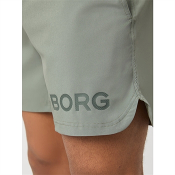 Short sports shorts fra Björn Borg med logo i grøn