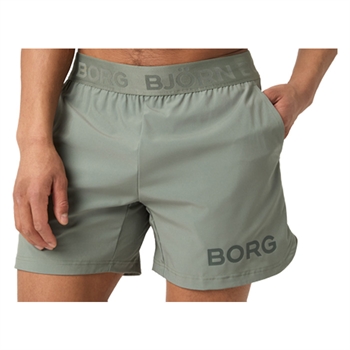 Short sports shorts fra Björn Borg med logo i grøn