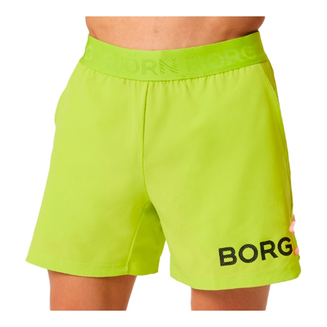 Lækre lime farvet sports shorts fra Björn Borg