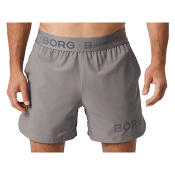 Short sports shorts fra Björn Borg med logo i grå
