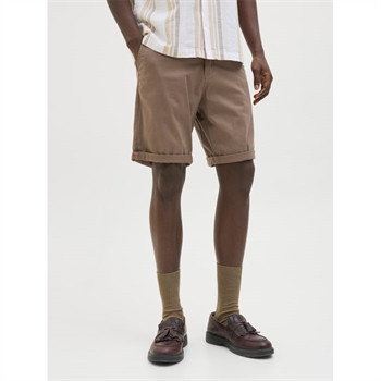 Klassiske chino shorts i brun fra Jack & Jones