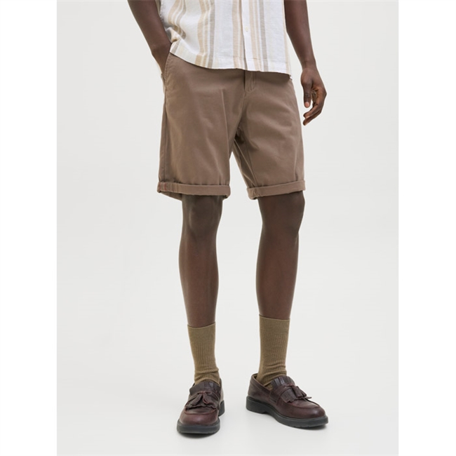 Klassiske chino shorts i brun fra Jack & Jones