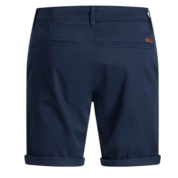 Klassiske chino shorts i mørkeblå fra Jack & Jones