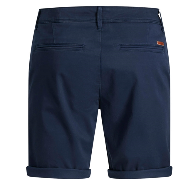 Klassiske chino shorts i mørkeblå fra Jack & Jones