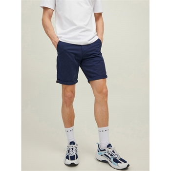 Klassiske chino shorts i mørkeblå fra Jack & Jones